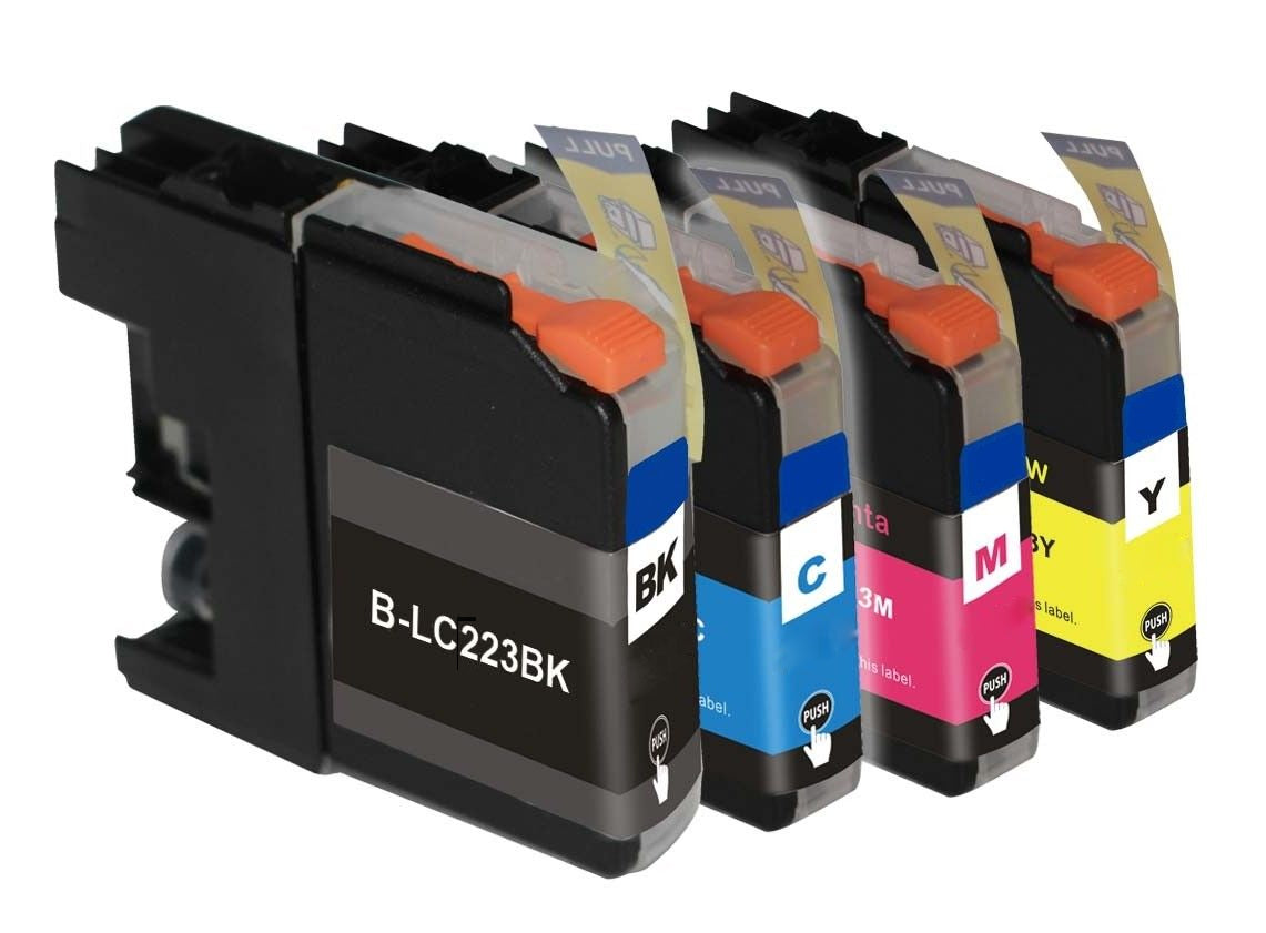 Brother LC 221 / 223 BK C M en Y - Multipack (Huismerk)