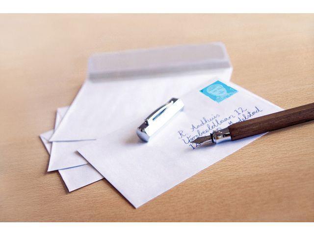 Dienstenvelop Raadhuis - 114x162mm C6 wit gegomd - krimp a 100 stuks (10x15) - Printervoordeel