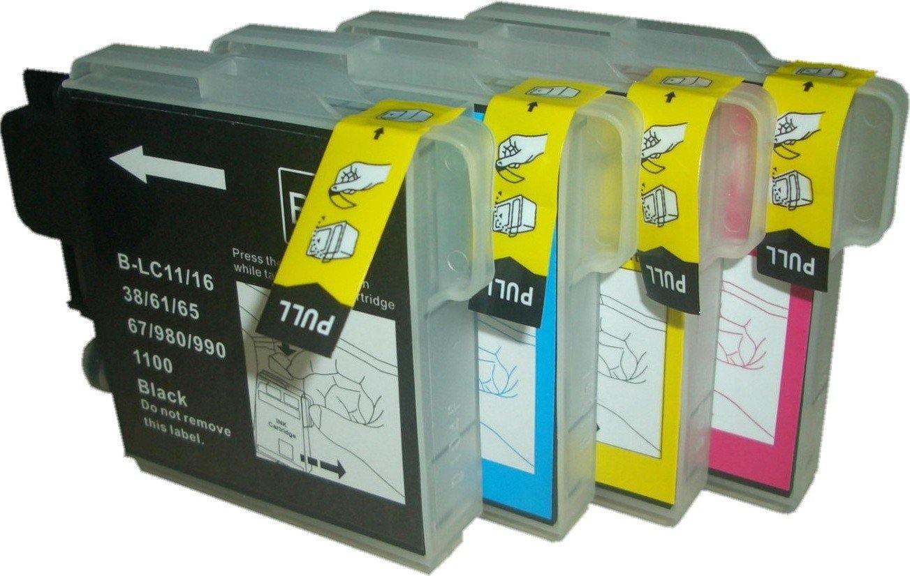 SecondLife - Multipack Brother LC 980/1100 BK C M en Y - Printervoordeel