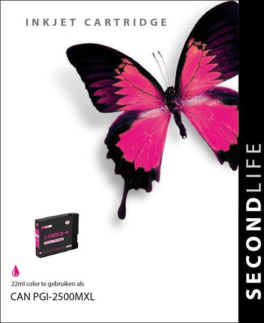 SecondLife - Canon PGI 2500 XL Magenta - 22ml. - Printervoordeel