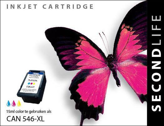 SecondLife - Canon CL 546 XL Color - 15ml. - Printervoordeel
