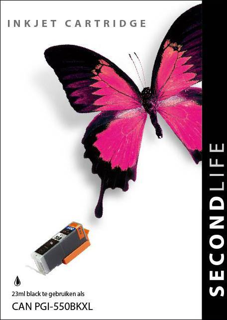 SecondLife - Canon PGI 550 Black XL - 23ml. - Printervoordeel