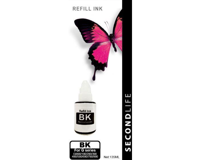 SecondLife - Canon GI-590 Black - 135ml. - Printervoordeel