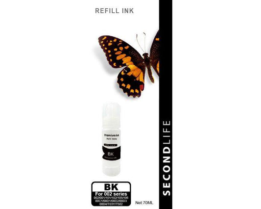 SecondLife - Epson T00R140 (106) Photo Black - 70ml. - Printervoordeel