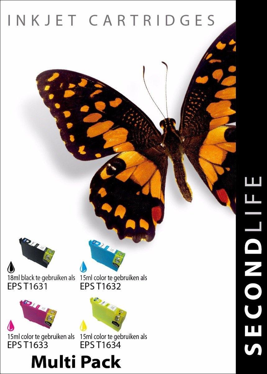 SecondLife - Multipack Epson 16 XL (T 1636) - Printervoordeel