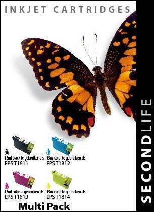 SecondLife - Multipack Epson 18 XL (T 1816) - Printervoordeel