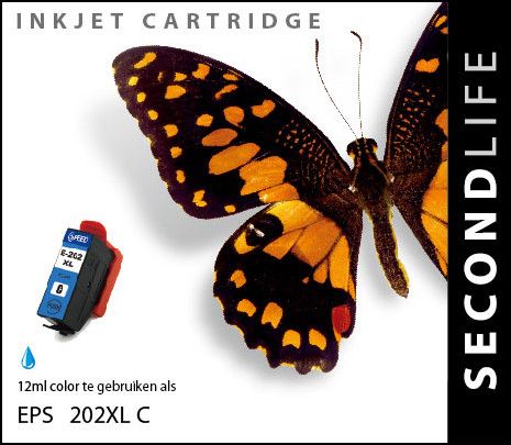Epson 202 XL Cyan - 12ml. (Huismerk)