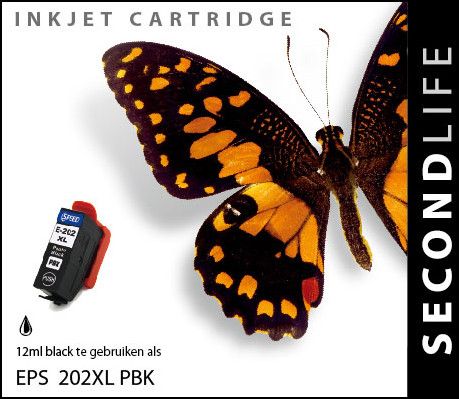 Epson 202 XL Photo black - 12ml. (Huismerk)