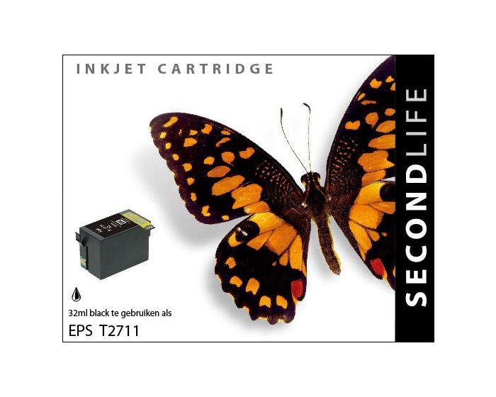 SecondLife - Epson 27 XL Black (T 2711) - 32ml. - Printervoordeel