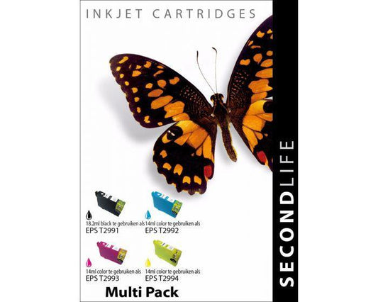 SecondLife - Multipack Epson 29 XL (T 2996) - Printervoordeel