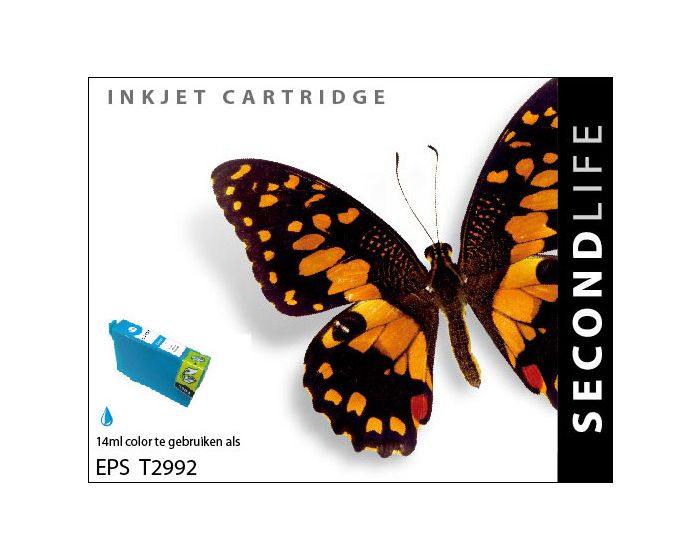 SecondLife - Epson 29 XL Cyan (T 2992) - 14ml. - Printervoordeel