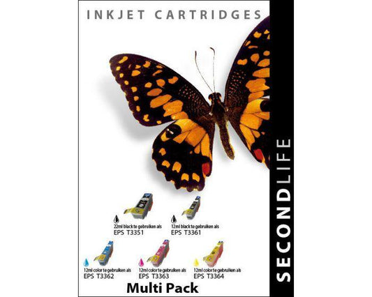 SecondLife - Multipack Epson 33 XL (T 3357) - Printervoordeel