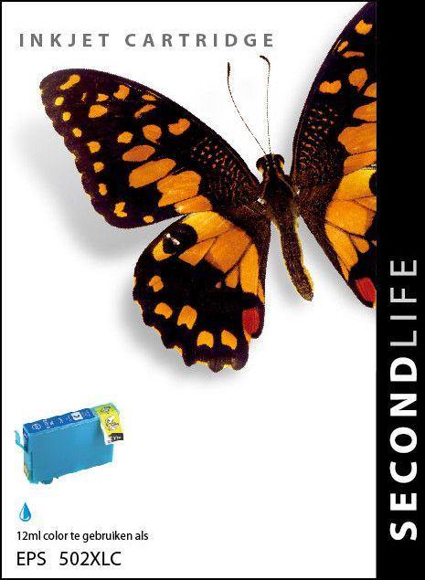 SecondLife - Epson 502 XL Cyan - 12ml. - Printervoordeel
