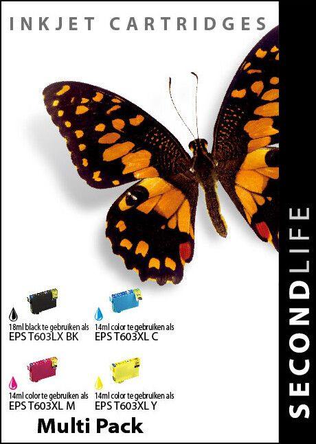 SecondLife - Multipack Epson 603 XL - Printervoordeel