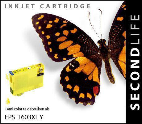 SecondLife - Epson 603 XL Yellow - 14ml. - Printervoordeel