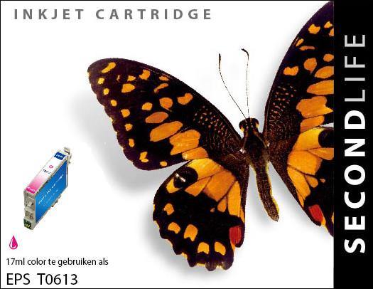 SecondLife - Epson T 0613 Magenta - 17ml. - Printervoordeel