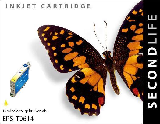 SecondLife - Epson T 0614 Yellow - 17ml. - Printervoordeel