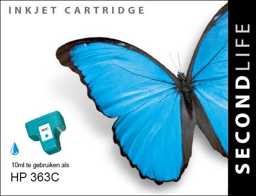 SecondLife - HP 363 XL Cyan - 10ml. - Printervoordeel