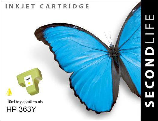 SecondLife - HP 363 XL Yellow - 10ml. - Printervoordeel