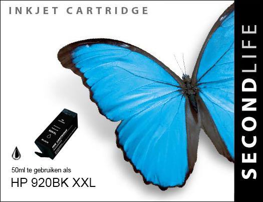 SecondLife - HP 920 Black XXL - 50ml. - Printervoordeel