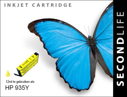 SecondLife - HP 935 XL Yellow - 12ml. - Printervoordeel
