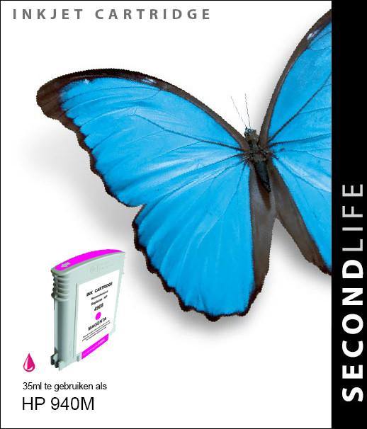SecondLife - HP 940 Magenta - 35ml. - Printervoordeel