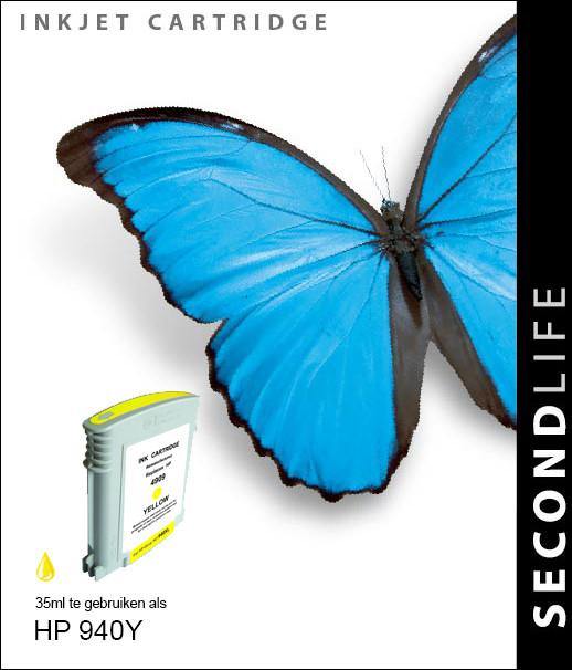 SecondLife - HP 940 Yellow - 35ml. - Printervoordeel