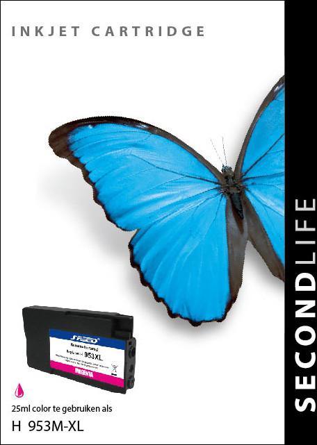 SecondLife - HP 953 XL Magenta - 25ml. - Printervoordeel