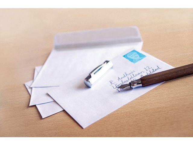 Envelop Raadhuis - 162x229 C5 dienst plakstrip wit 80gr - 50 stuks (A5) - Printervoordeel