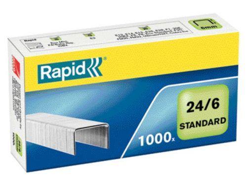 Nieten Rapid 24/6 gegalvaniseerd standaard 1000 stuks - Printervoordeel