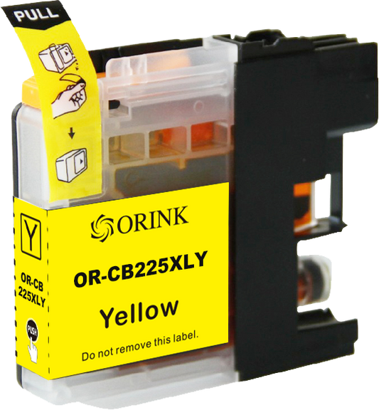 SecondLife - Brother LC 225 Yellow - 15ml. - Printervoordeel