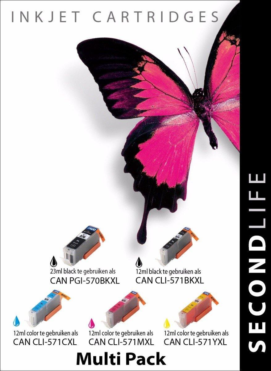 SecondLife - Multipack Canon 570/571 Serie - Printervoordeel