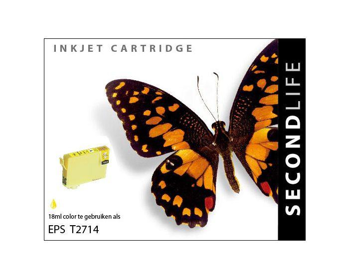 SecondLife - Epson 27 XL Yellow (T 2714) - Printervoordeel