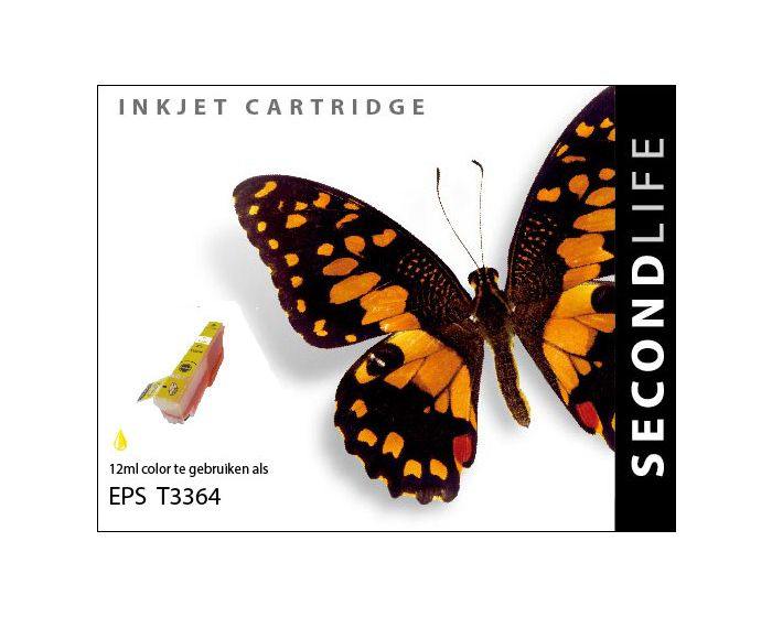SecondLife - Epson 33 XL Yellow (T 3364) - 12ml. - Printervoordeel