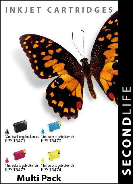 SecondLife - Multipack Epson 34 XL - Printervoordeel