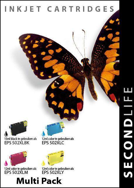 SecondLife - Multipack Epson 502 XL - Printervoordeel