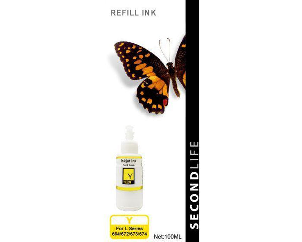 SecondLife - Epson T664440 (T664) Yellow - 100ml. - Printervoordeel