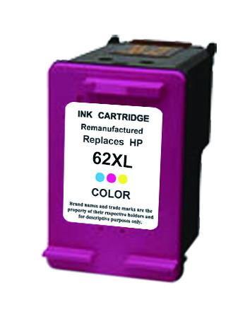 SecondLife - HP 62 XL Color - 21ml. - Printervoordeel