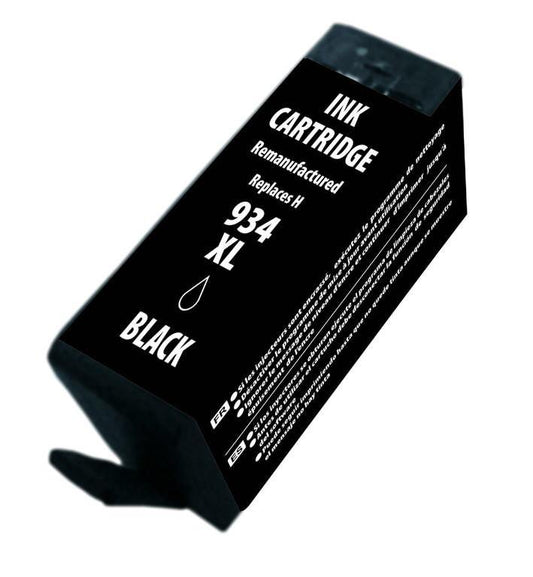 SecondLife - HP 934 XL Black - 50ml. - Printervoordeel
