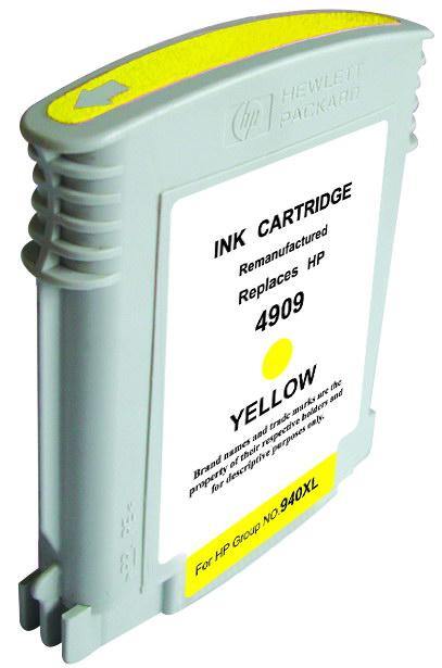 SecondLife - HP 940 Yellow - 35ml. - Printervoordeel