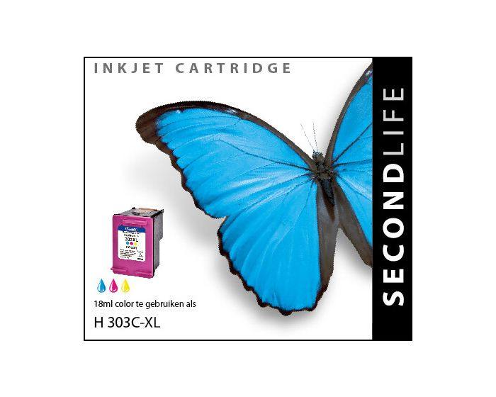 SecondLife - HP 303 XL Color - 18ml. - Printervoordeel