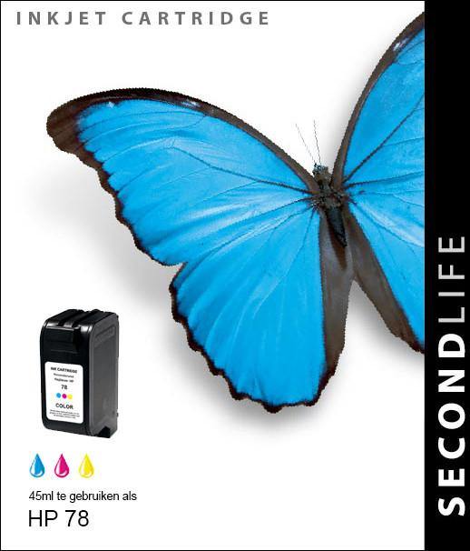SecondLife - HP 78 XL Color - 45ml. - Printervoordeel